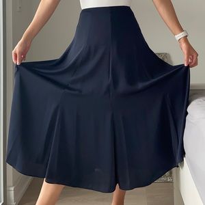 Witchery Australia ankle length silky navy skirt